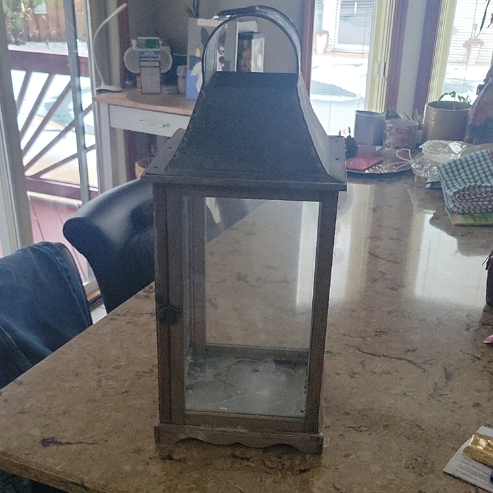 Source Unknown Black and Brown Lantern